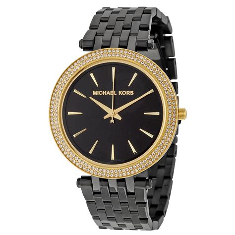 mk3322 michael kors|Michael Kors Darci Black Dial Crystals MK3322 Women's Watch.